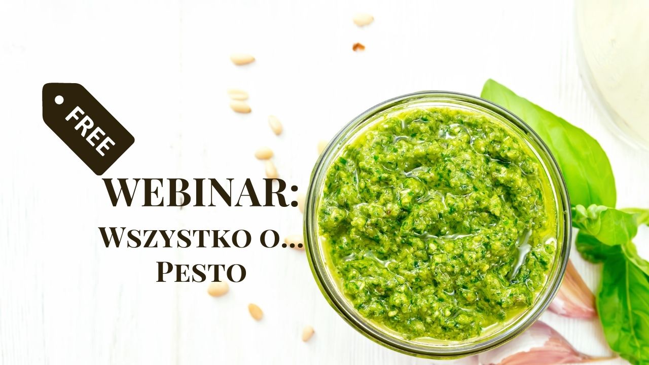 zaproszenie na webinar o włoskim pesto